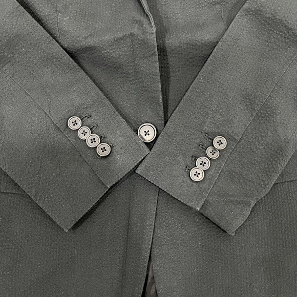 J Crew Blazer Women 6 Small Black Parke Jacket Textured Sport Coat Suit Casual 2 - Picture 5 of 11